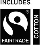 Includes Fairtrade Cotton
